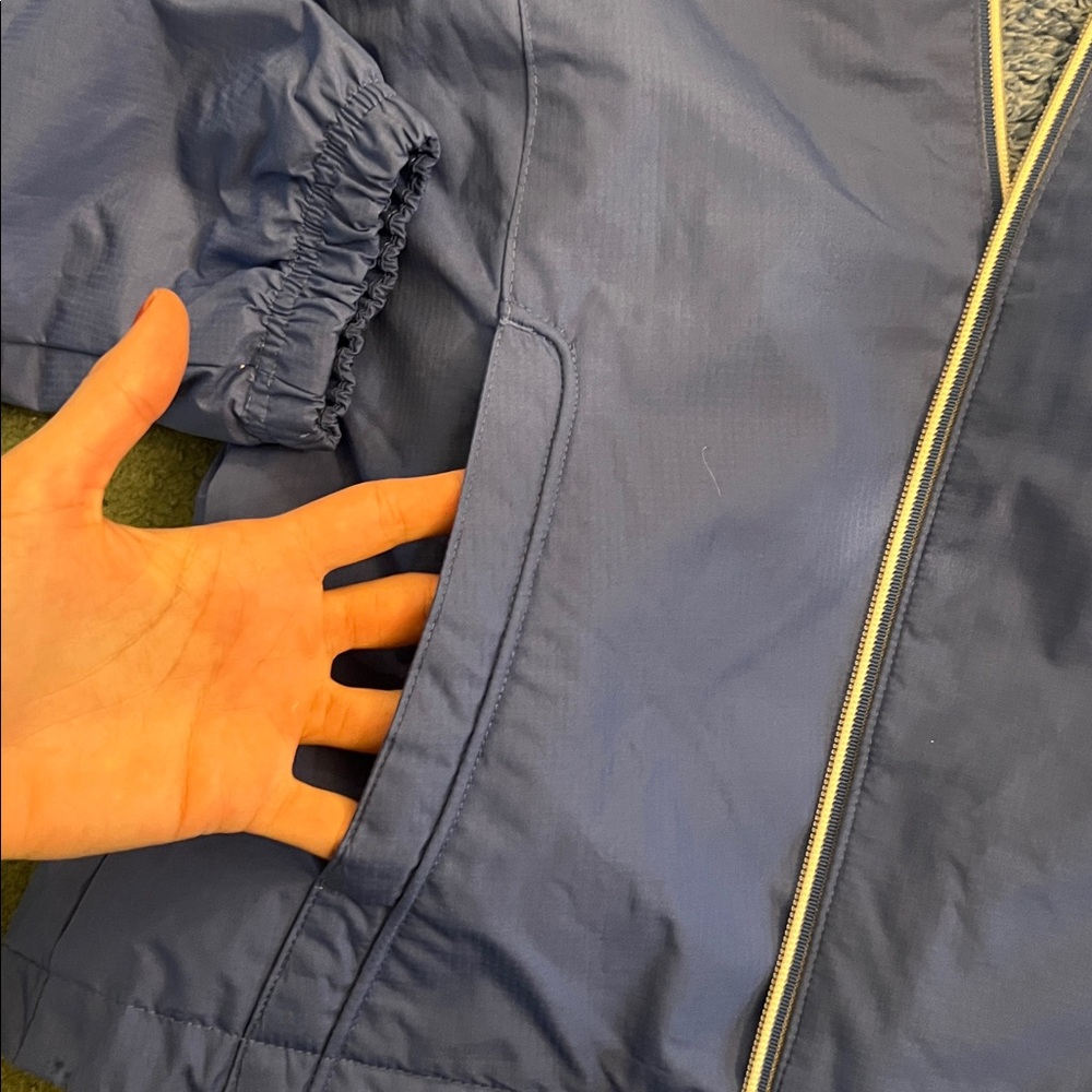 Girls ZeroXposur Blue Textured Jacket - Picture 6 of 7